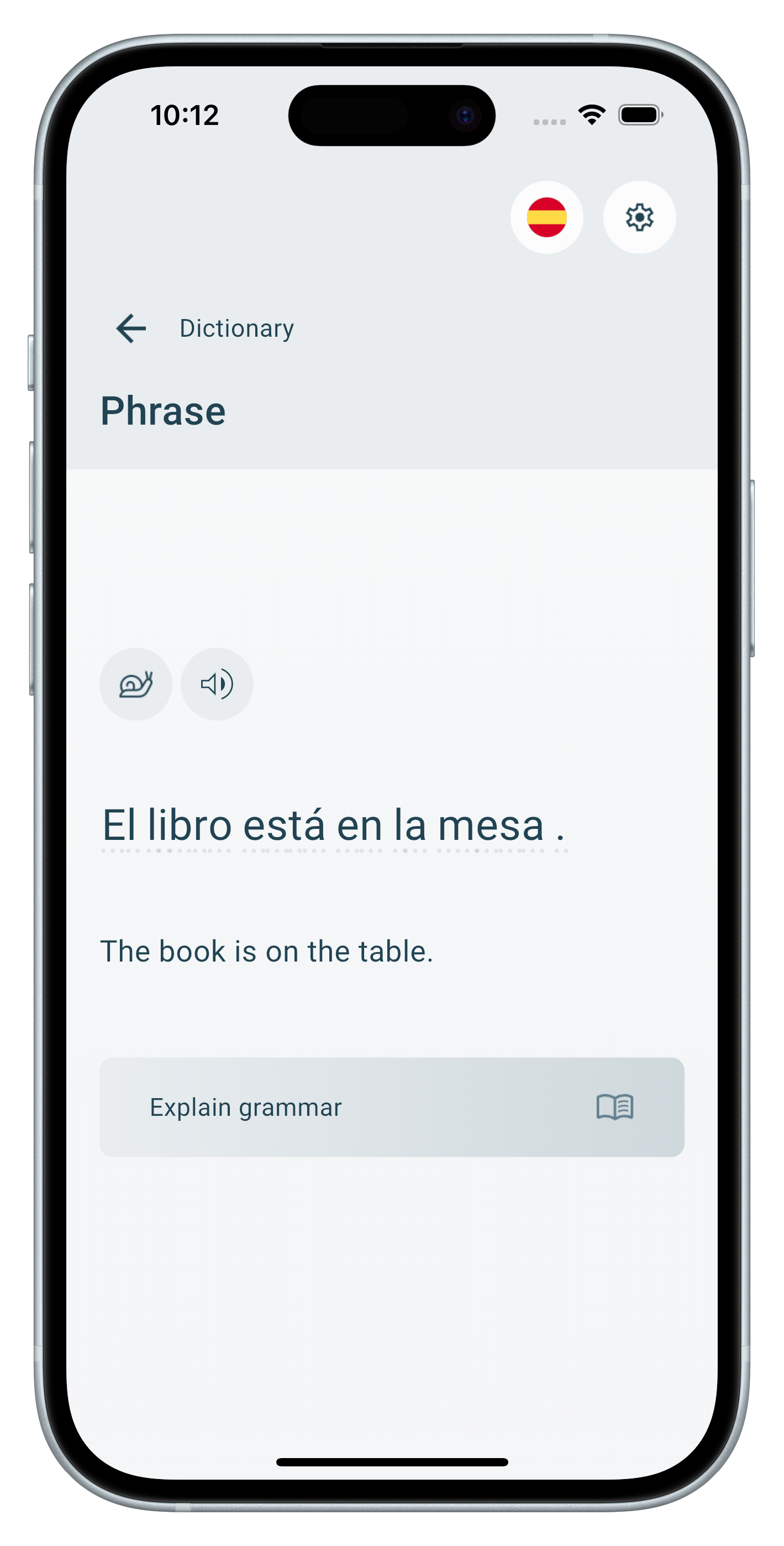 Get grammar explanation result